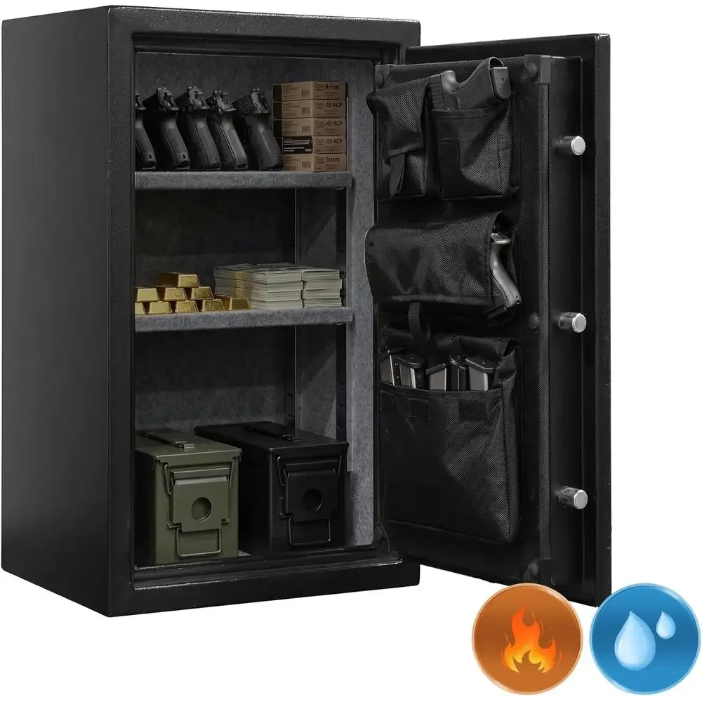1400 ° ตู้เซฟปืนพกทนไฟพร้อมระบ - Fire Safe Document บทวิจารณ์และราคา