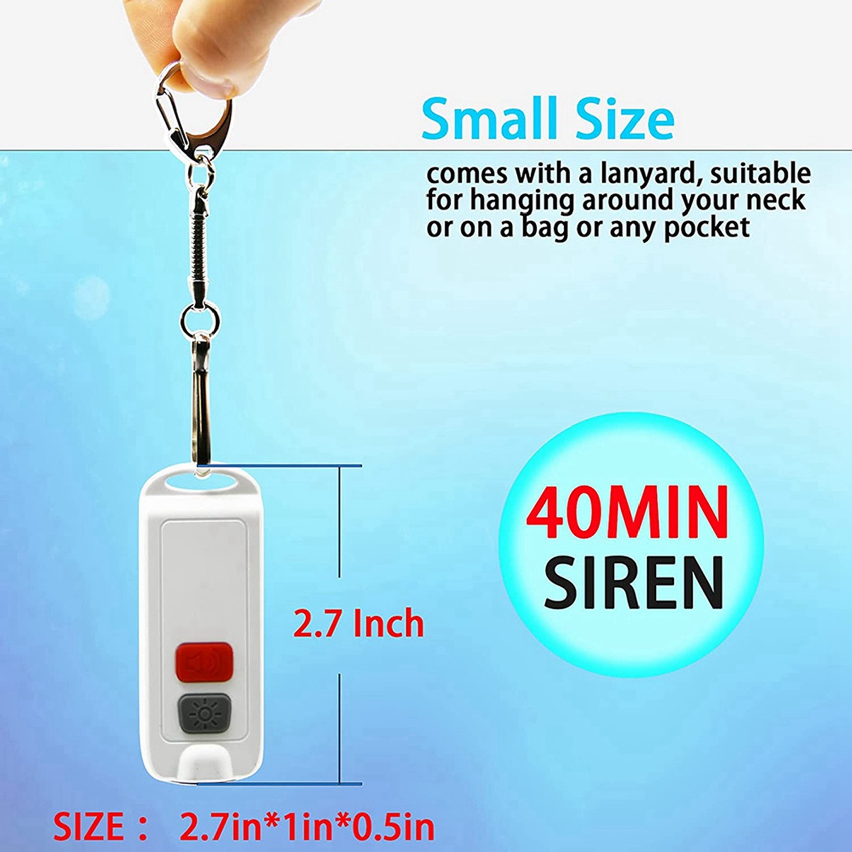 อุปกรณ์เตือนภัยส่วนตัว FULL-2X - Personal Alarm Keychain บทวิจารณ์และราคา