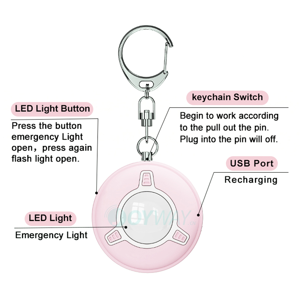 พวงกุญแจสัญญาณเตือนภัยส่วนบุคค - Personal Alarm Keychain บทวิจารณ์และราคา