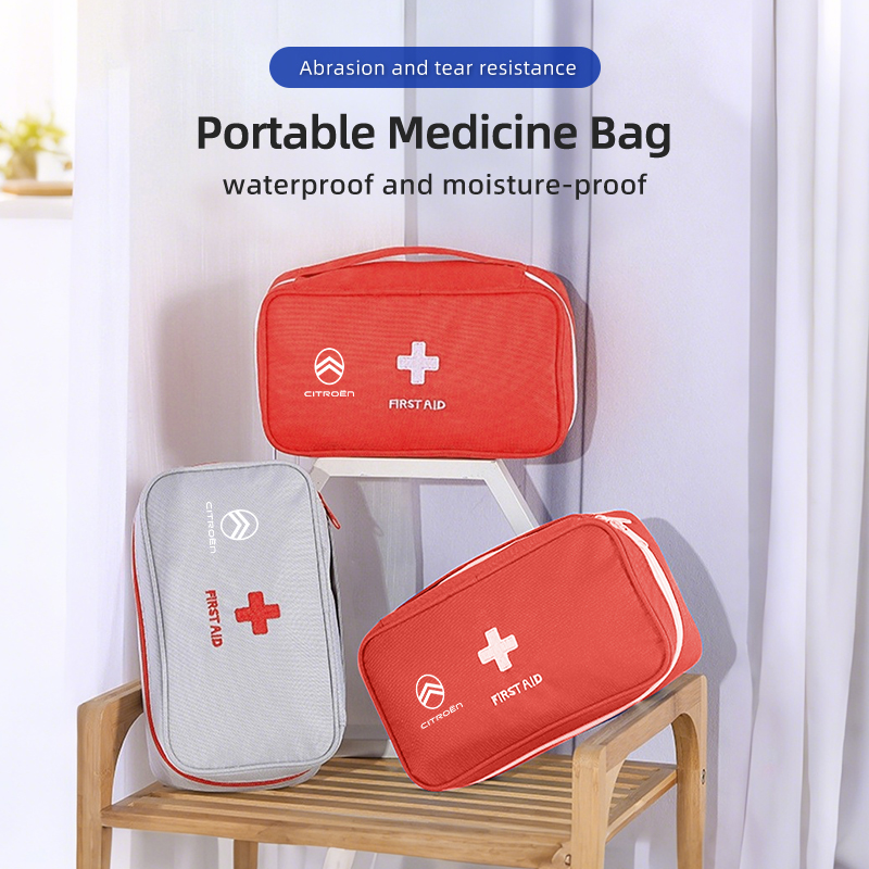 รถแบบพกพาชุดปฐมพยาบาลทางการแพท - First Aid Bag Kit บทวิจารณ์และราคา